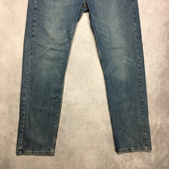 Levis Mens 505 Regular Fit Blue Jeans size 36x34 Stretch Denim Pants - Picture 16 of 16